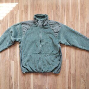 US Military Gen III Polartec Fleece Jacket Green ECWCS Level 3 Size Large Long